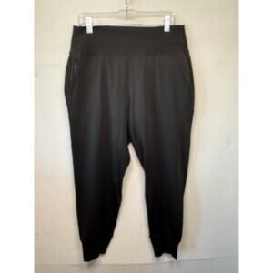 Athleta Venice High Rise Jogger, Black, Size Large